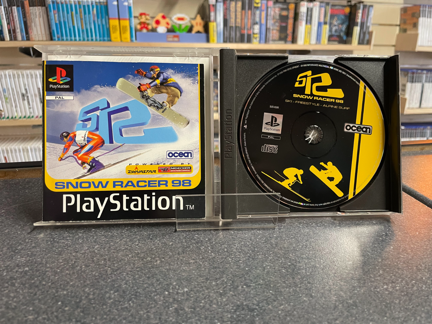 Snow Racer 98 - Sony Play station 1 PS1 - Complete with Manual