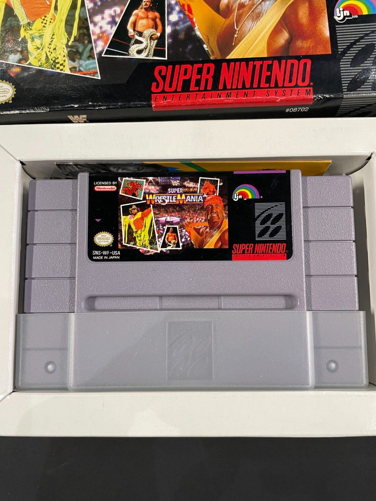 WWF Super Wrestle Mania - SNES - Boxed with Manual + Poster - USA