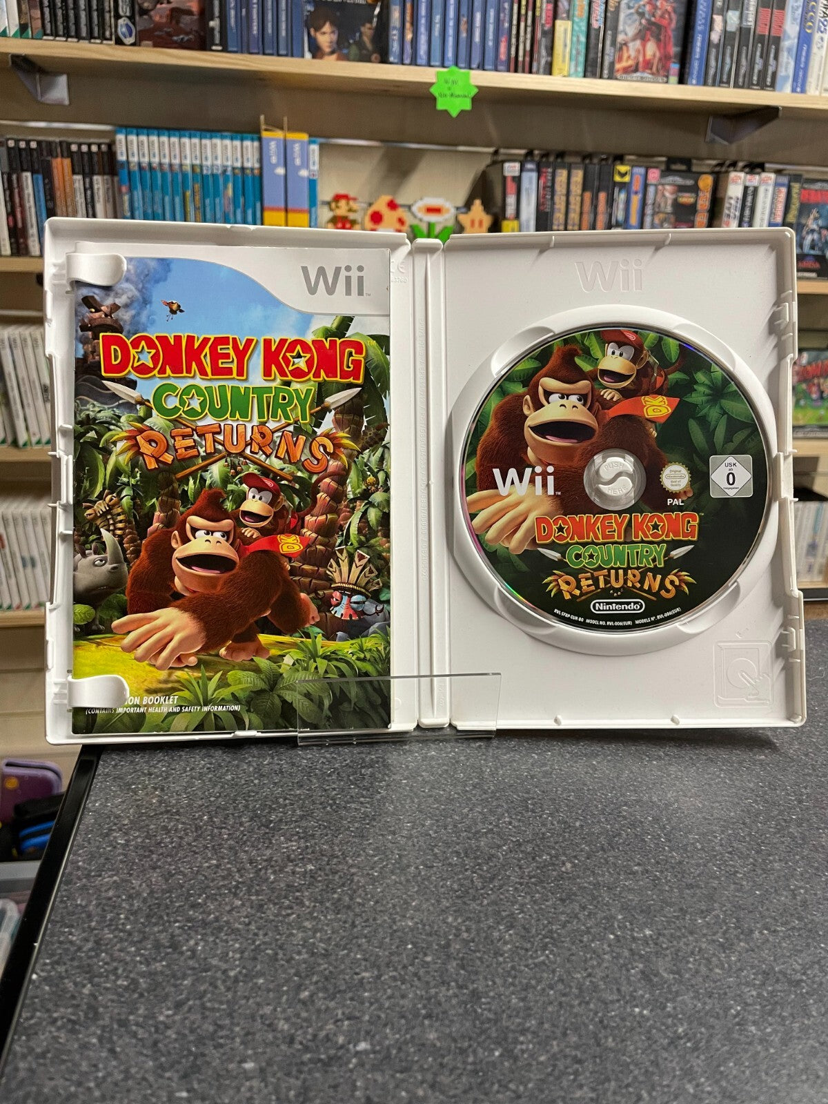 Donkey Kong Country Returns - Nintendo Wii - Complete with Manual