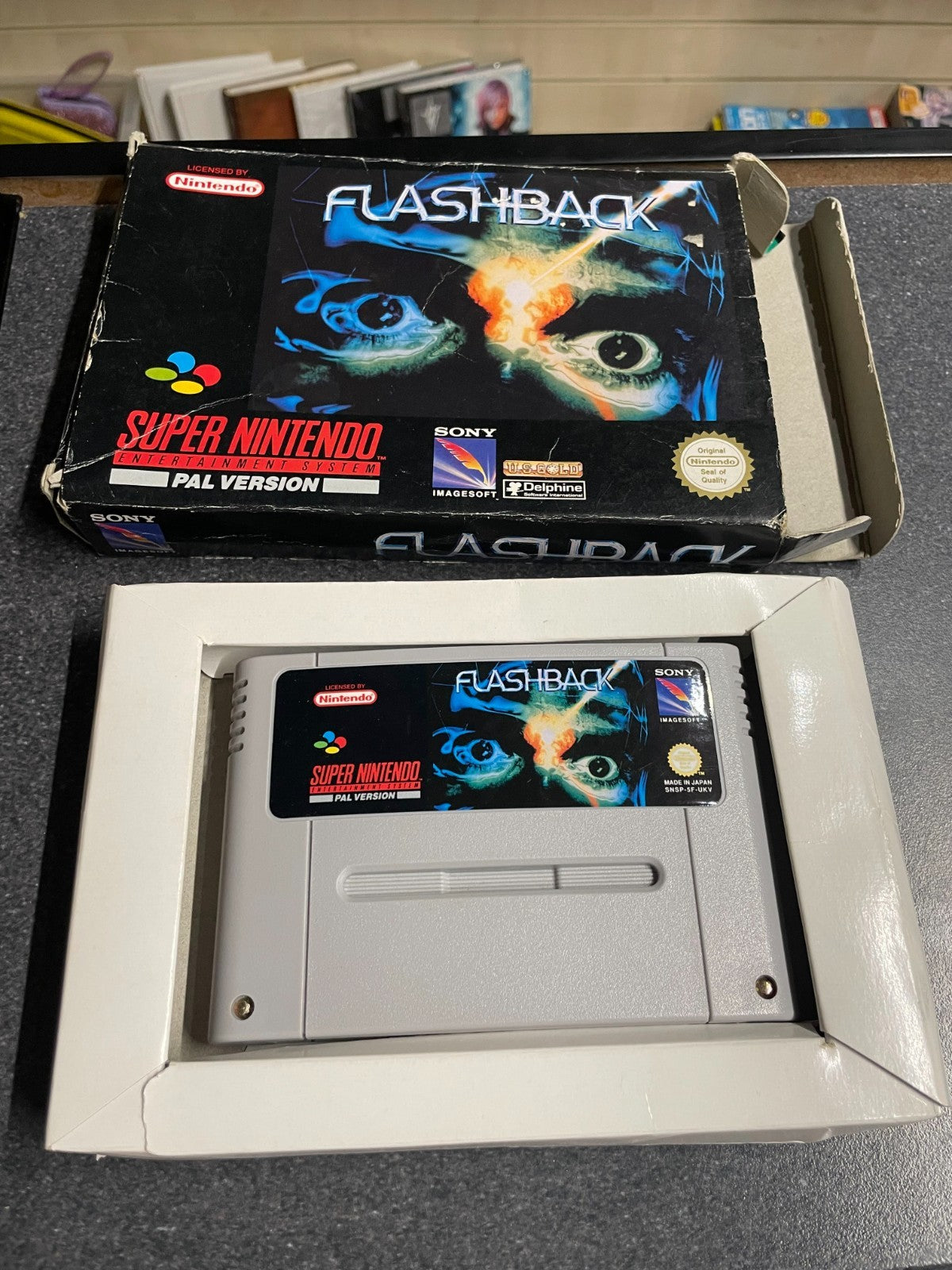 Flashback -Super Nintendo Entertainment System SNES - Boxed No Manual