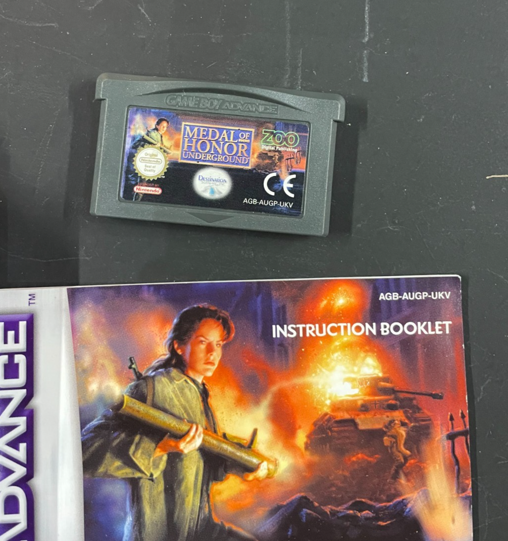 Medal of Honor Undeerground - Nintendo Game Boy Advance - Boxed with Manual