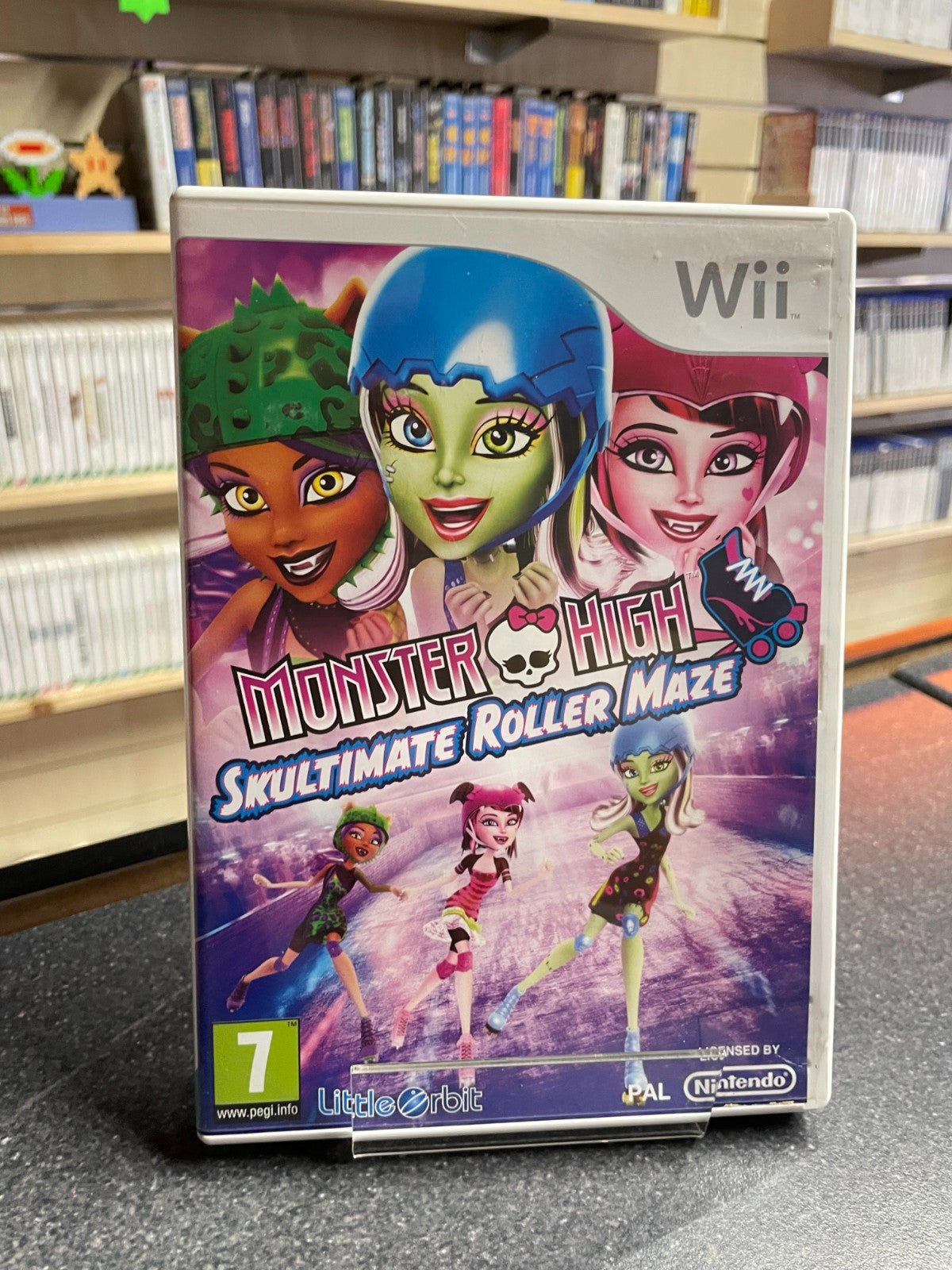Monster High Skultimate Roller Maze - Nintendo Wii - Boxed with Manual