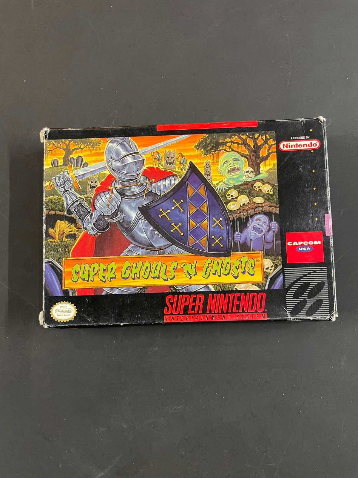 Super Ghouls 'N Ghosts - Nintendo SNES - Boxed & Complete - USA
