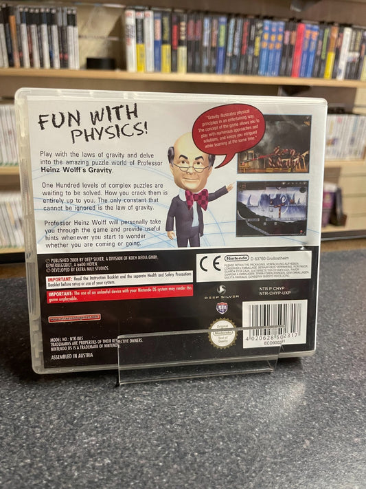 Professor Heinz Wolff's Gravity - Nintendo DS - Boxed with Manual