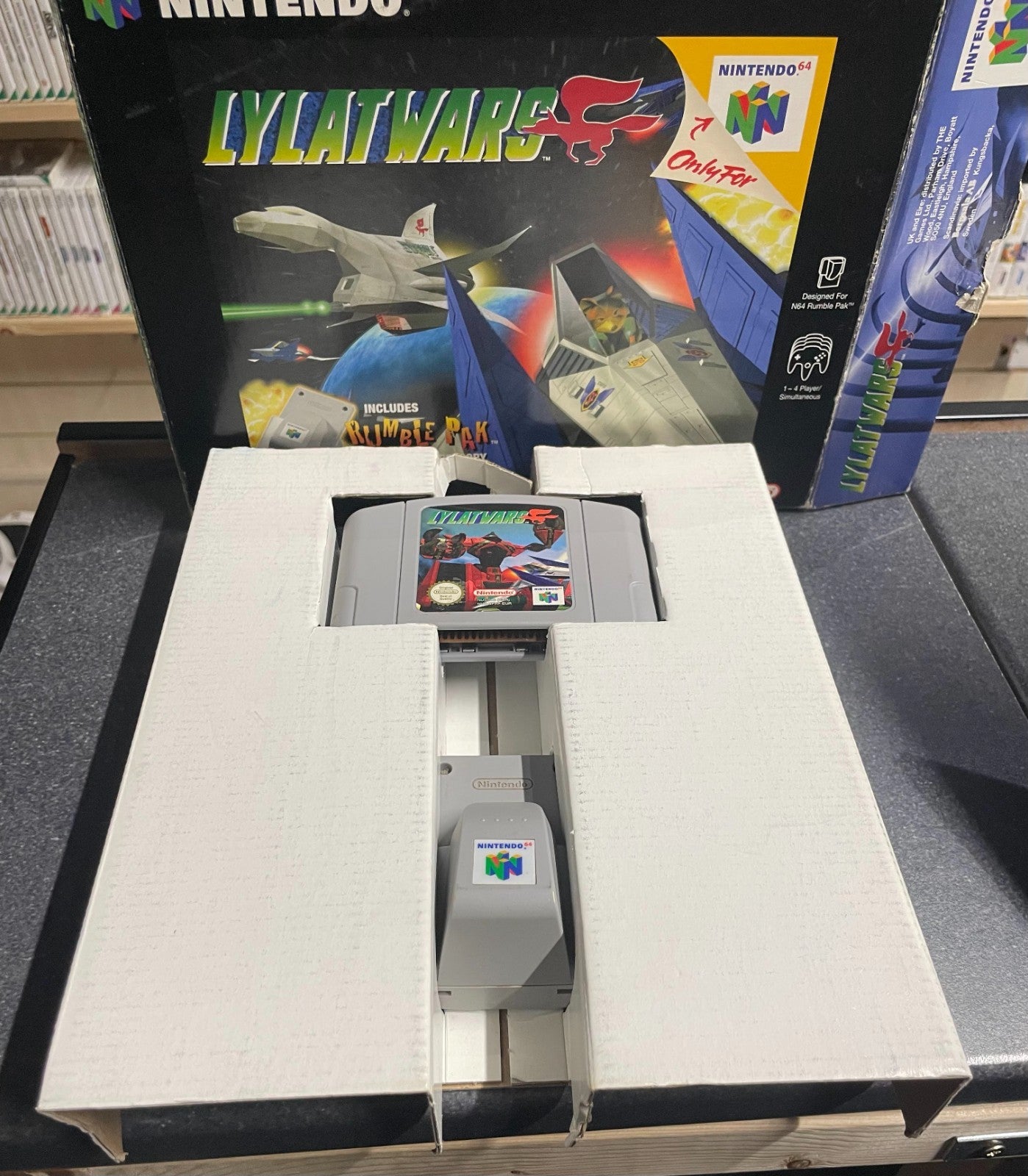 Lylat Wars - Rumble Pak Included - Nintendo 64 N64 - Boxed & Complete