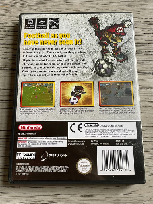 Mario Smash Football - Nintendo GameCube - Complete with Manual