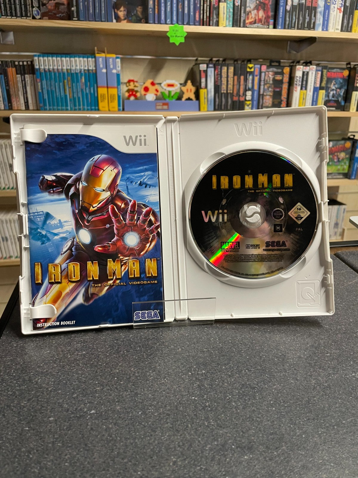 Iron Man: The Official Video Game - Nintendo Wii - Boxed with Manual