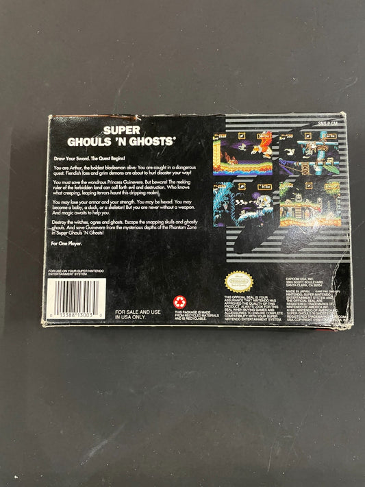 Super Ghouls 'N Ghosts - Nintendo SNES - Boxed & Complete - USA
