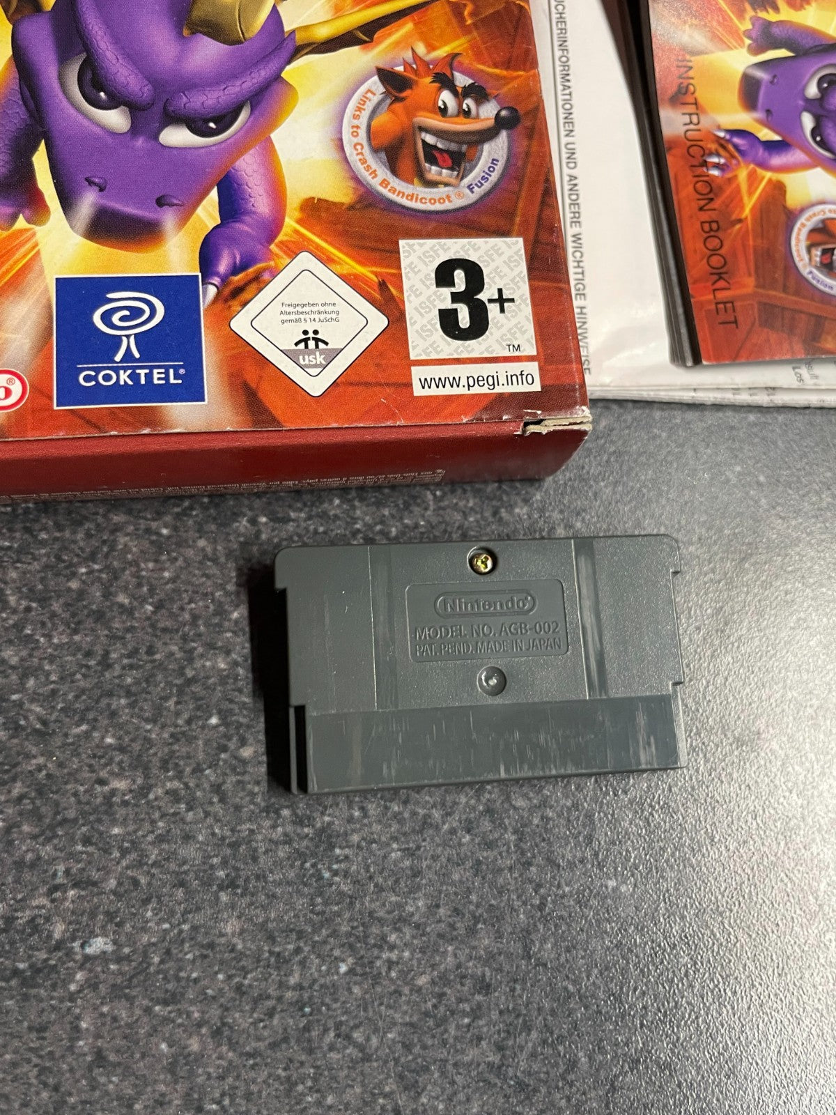 Spyro Fusion - GameBoy Advance - Boxed with Manual