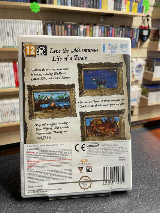Sid Meier's Pirates! - Nintendo Wii - Boxed with Manual