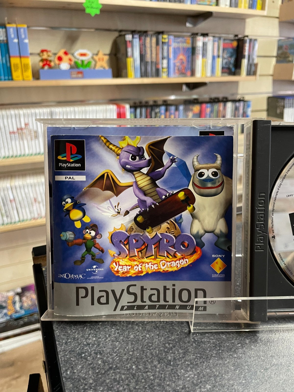 Spyro: Year of the Dragon - Sony Playstation One PS1 -Boxed with Manual