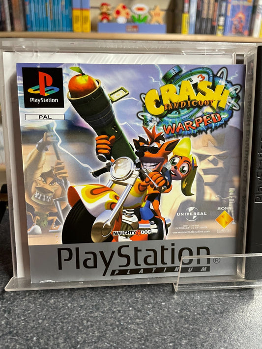 Crash Bandicoot 3 : Warpped - Sony Playstation One PS1 - Boxed with Manual