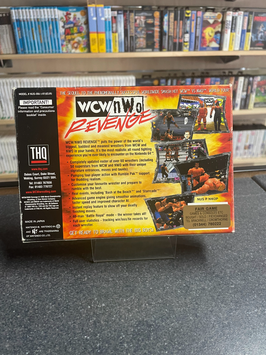 WCW nWo Revenge - Nintendo 64 N64 - Boxed & Complete
