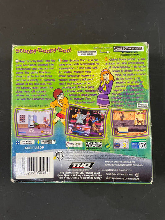 Scooby-Doo and the Cyber Chase - Nintendo Game Boy Advance - Boxed with Manual