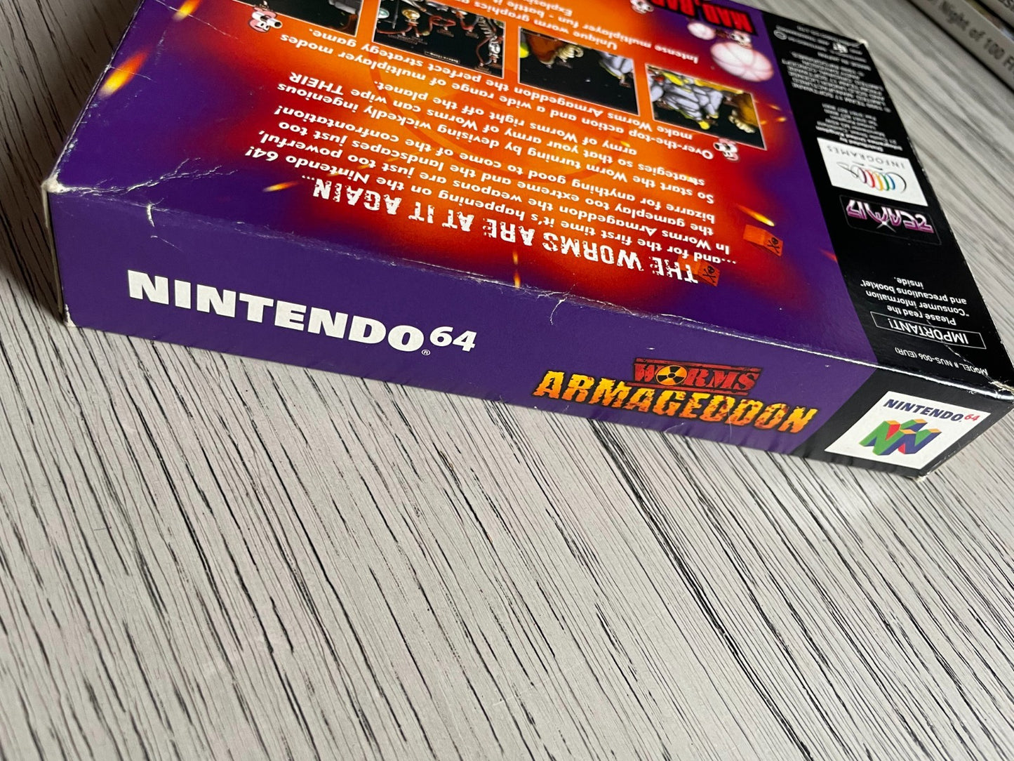 Worms: Armageddon - Nintendo 64 N64 - Boxed & Complete
