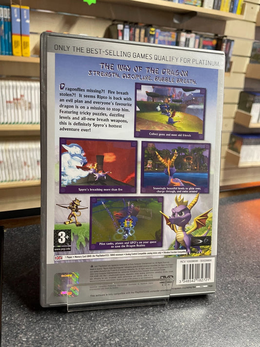 Spyro Enter the Dragonfly - Sony Playstation 2 PS2 - Boxed w/Manual