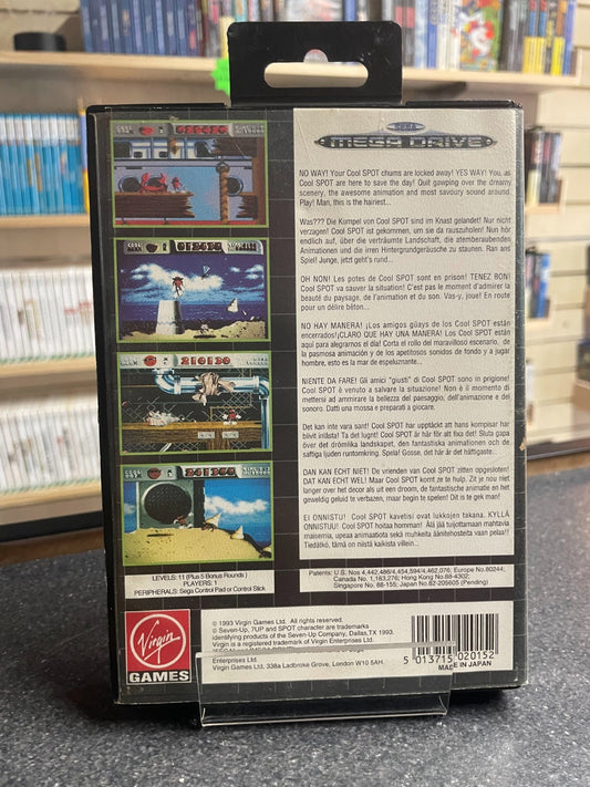 Cool Spot - SEGA Mega Drive - Boxed wtih Manual