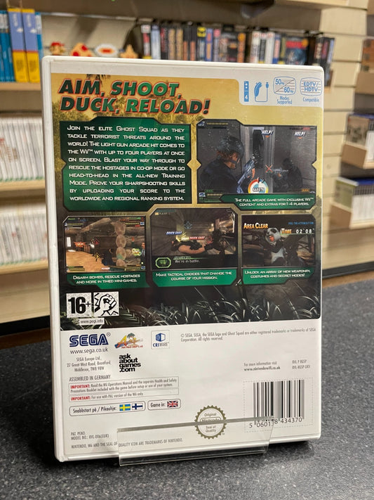 Ghost Squad - Nintendo Wii - Boxed with Manual