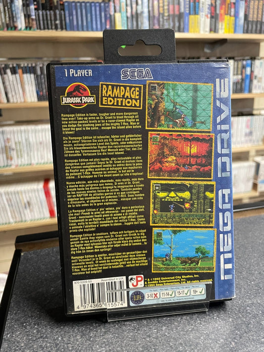 Jurassic Park: Rampage Edition - Sega Mega Drive - Boxed no Manual