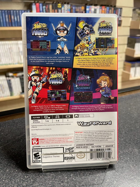 Mighty Switch Force! Collection - Nintendo Switch - Limited Run - Boxed