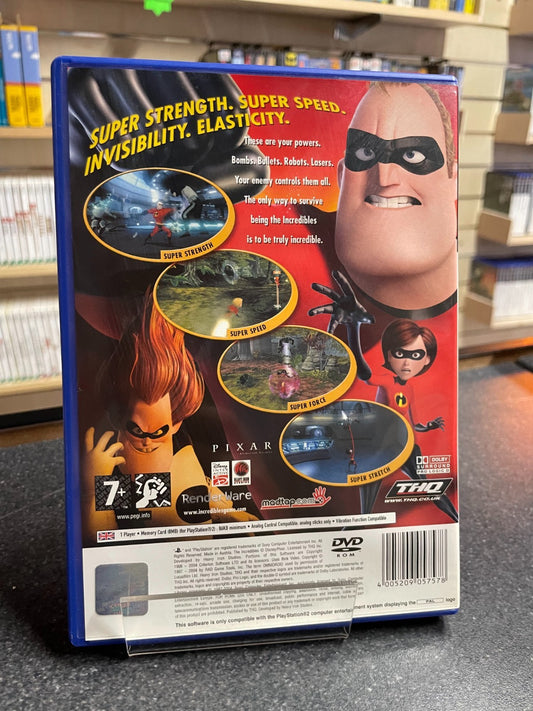Disney Pixar The Incredibles - Sony Playstation 2 PS2 - Boxed w/Manual