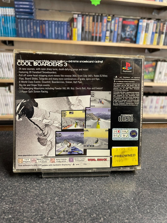 Cool Boarders 3 - Play station 1 PS1 - Complete with Manual