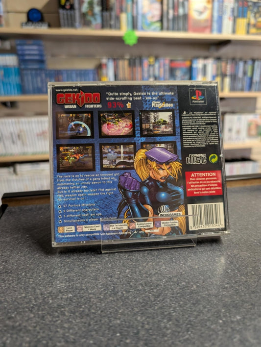 Gekido Urban Fighters - Play station 1 PS1 - Complete with Manual