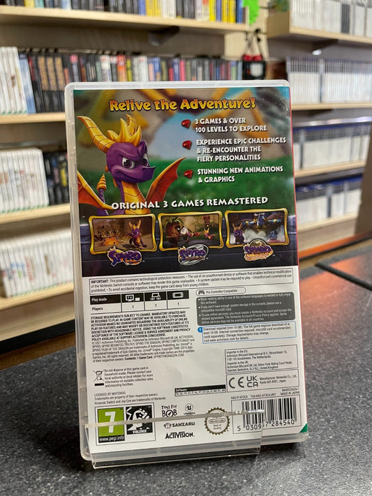Spyro Reignited Trilogy - Nintendo Switch - Boxed
