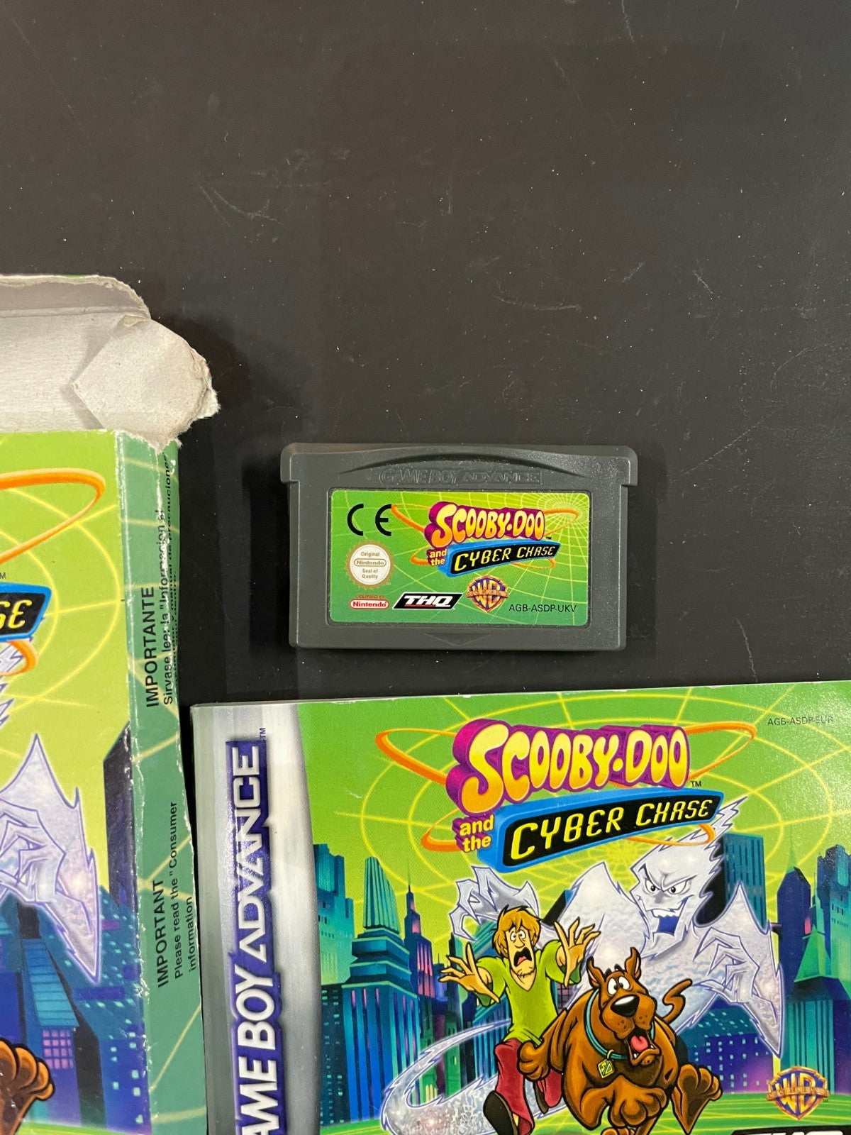 Scooby-Doo and the Cyber Chase - Nintendo Game Boy Advance - Boxed with Manual