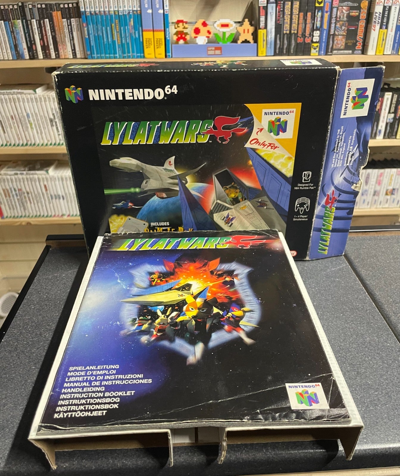 Lylat Wars - Rumble Pak Included - Nintendo 64 N64 - Boxed & Complete