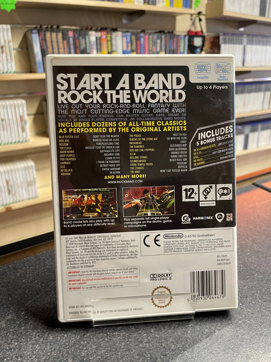 Rock Band - Nintendo Wii - Complete with Manual