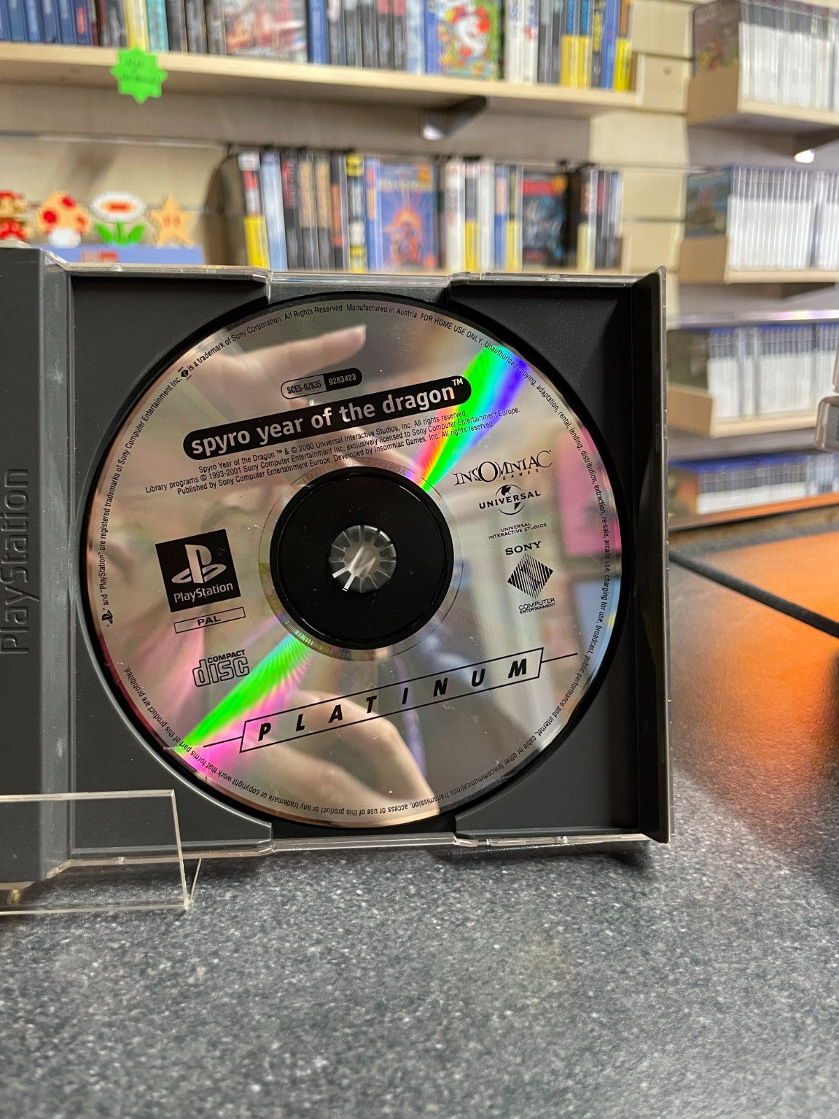 Spyro: Year of the Dragon - Sony Playstation One PS1 -Boxed with Manual