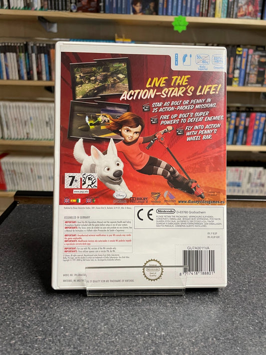 Disney Bolt - Nintendo Wii - Complete with Manual