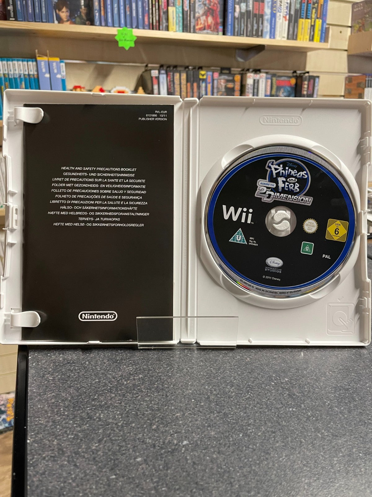 Phineas and Ferb Across The 2nd Dimension - Nintendo Wii - Boxed