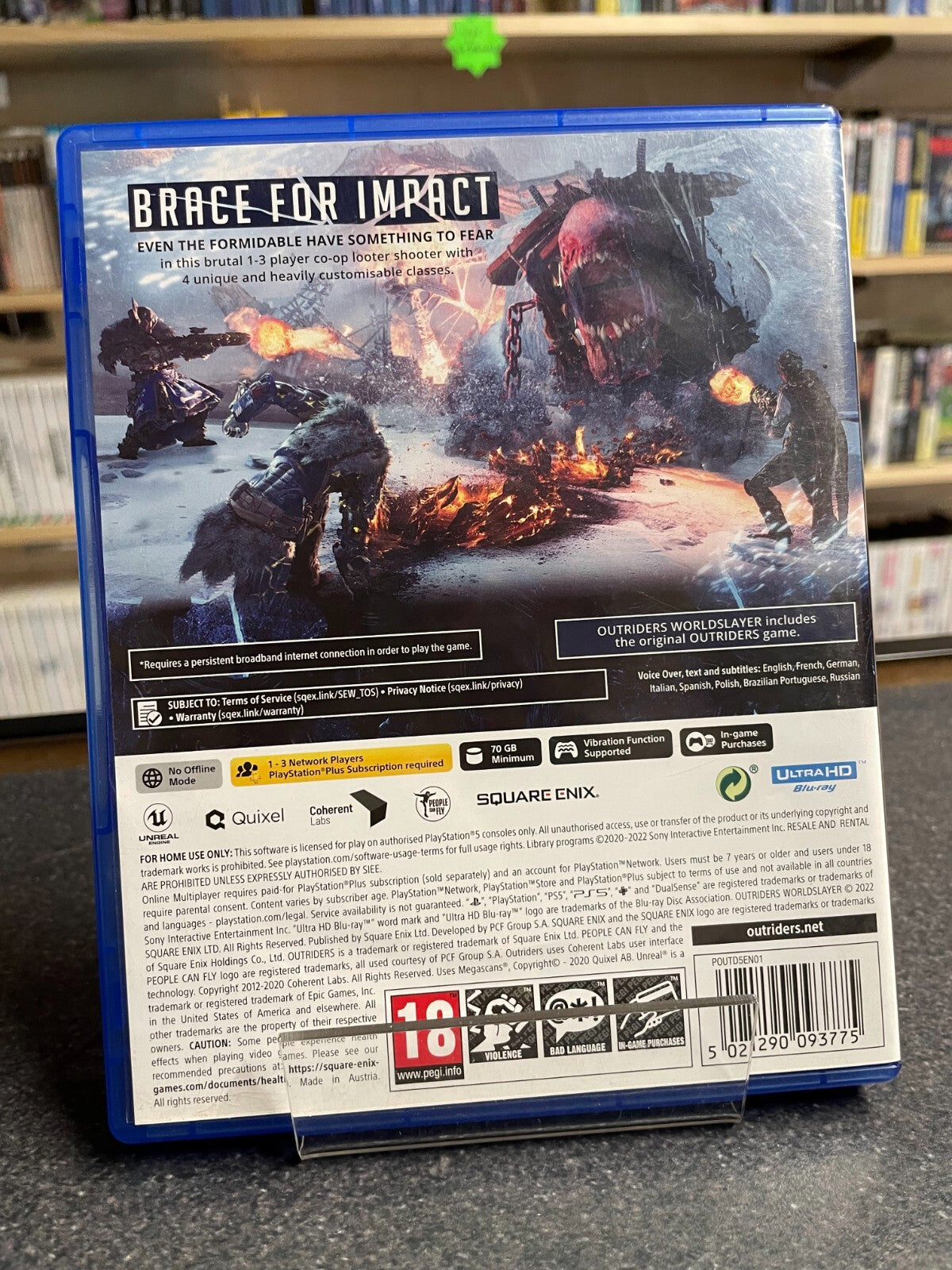 Outriders: World Slayer - PlayStation 5 PS5 - Boxed