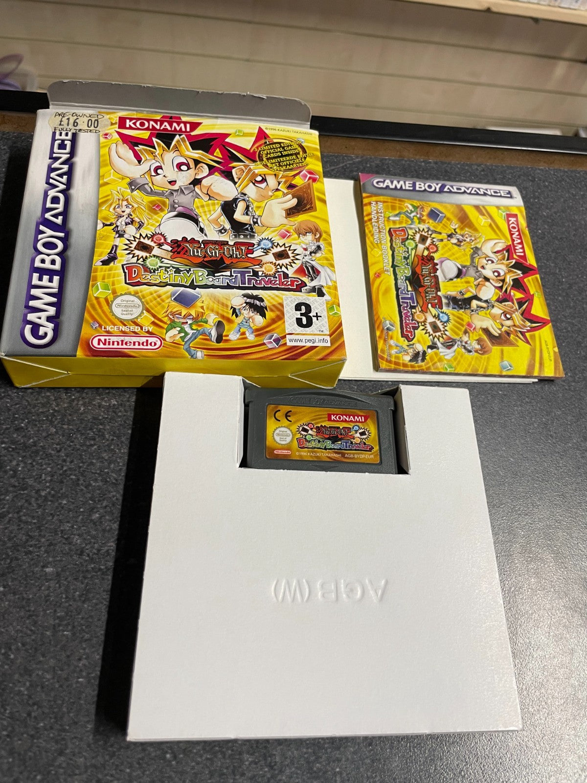 Yu-Gi-Oh! Destiny Board Traveller - Nintendo GameBoy Advance - Boxed w/Manual