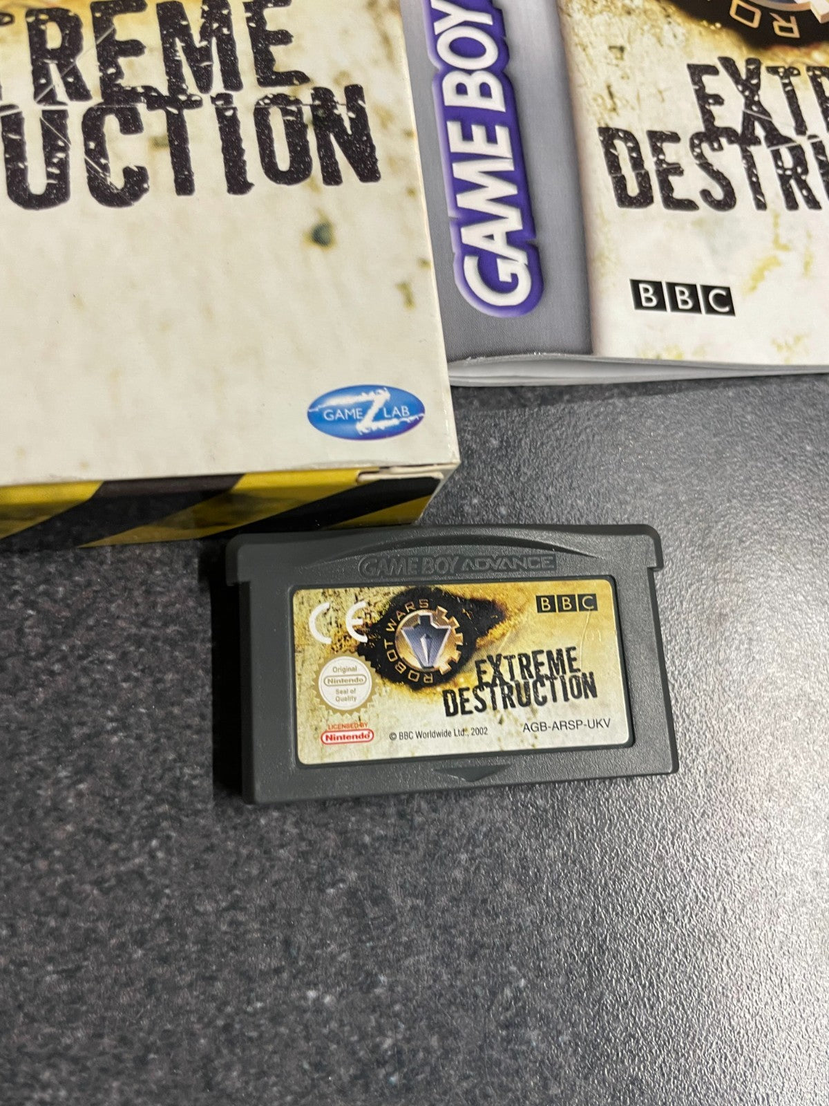 Robot Wars: Extreme Destruction - Nintendo GameBoy Advance - Boxed with Manual