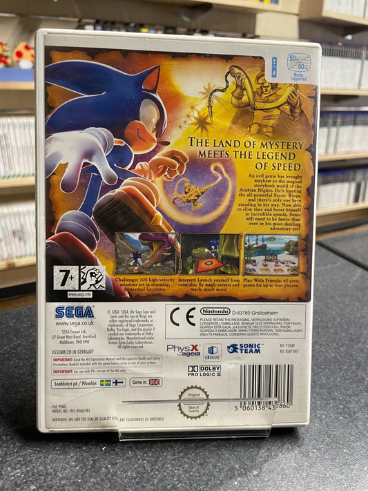 Sonic and the Secret Rings - Nintendo Wii - Boxed with Manual