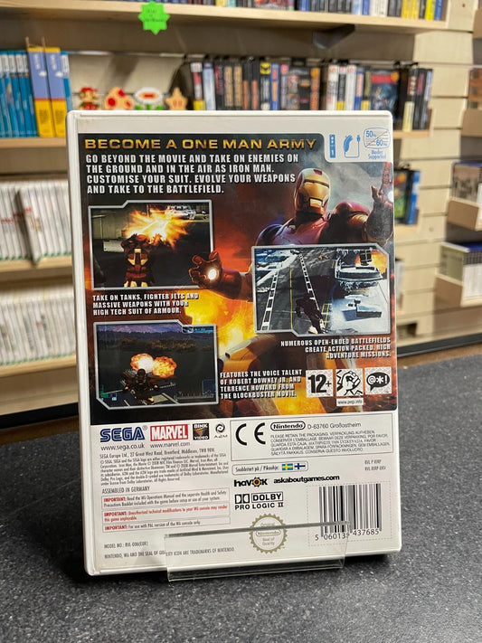 Iron Man: The Official Video Game - Nintendo Wii - Boxed with Manual