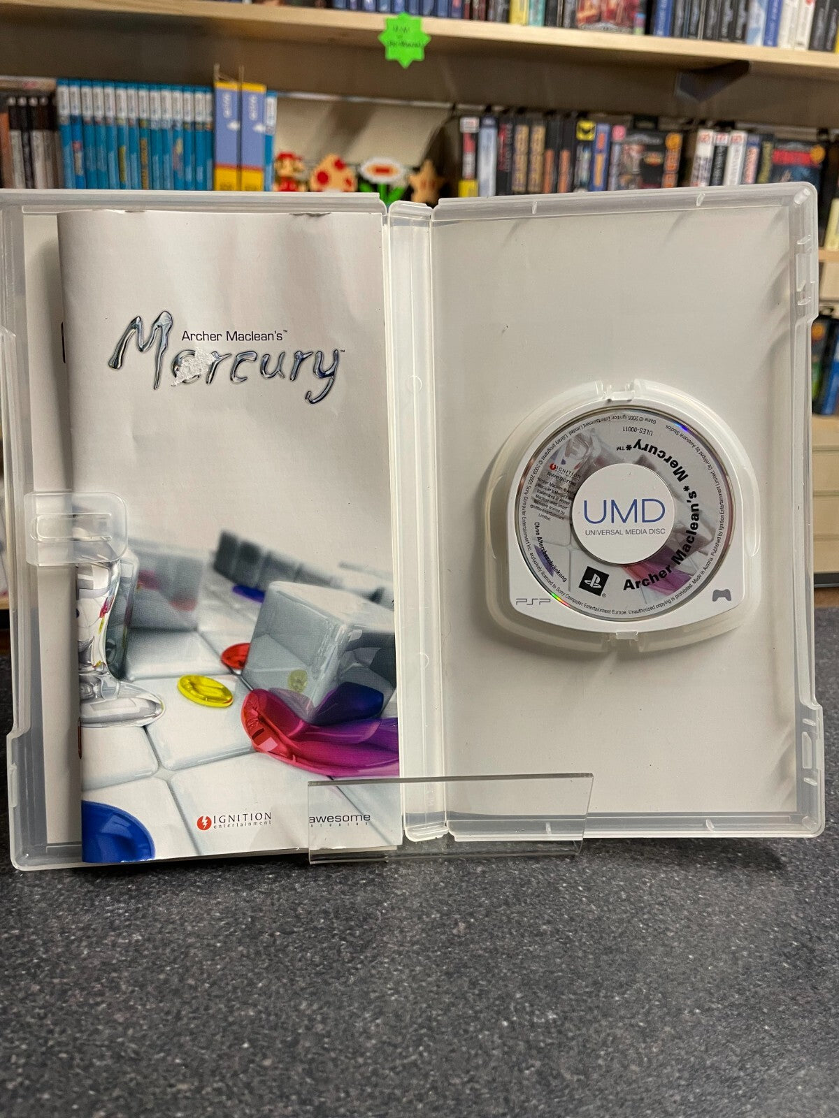Archer Maclean's Mercury - Sony - PSP - Complete with Manual