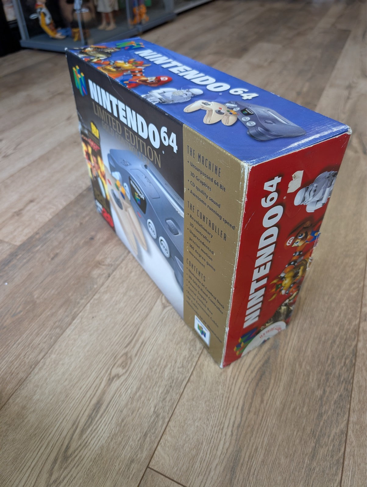Nintendo N64 Limited Edition Gold Controller Console - Boxed with Goldeneye