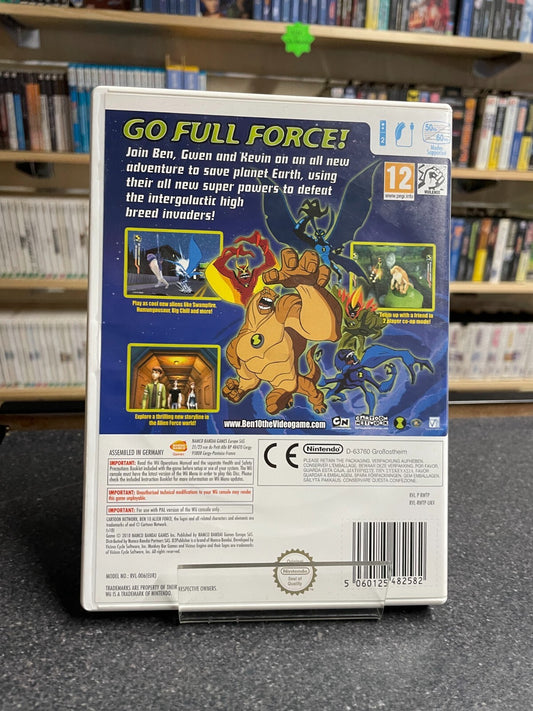 Ben 10 Alien Force - Nintendo Wii - Complete with Manual