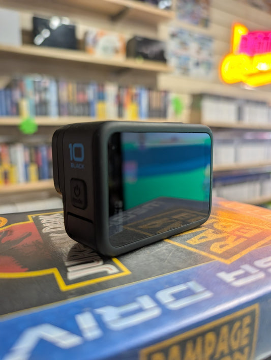 Go Pro Hero 10 Black - With Chest Strap & Accessories - Good Condition