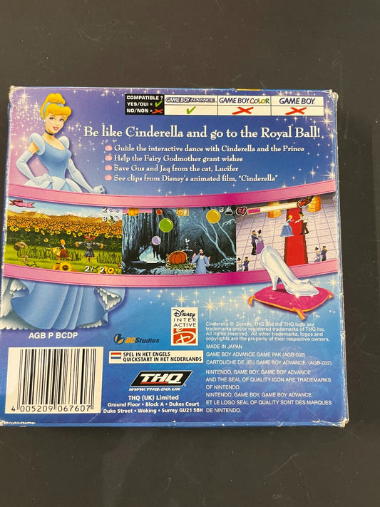 Disney's Cinderella - Nintendo Game Boy Advance - Boxed with Manual