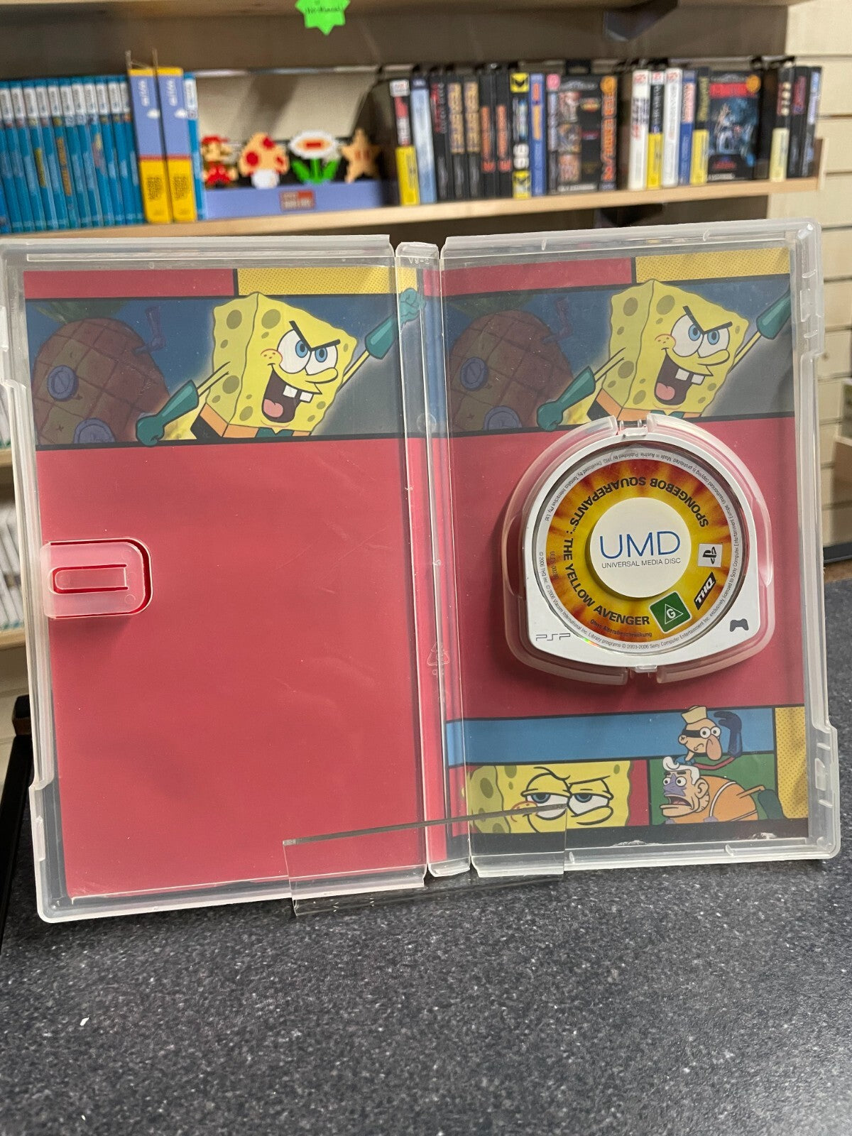 Spongebob Squarepants: The Yellow Avenger - Sony - PSP - No Manual