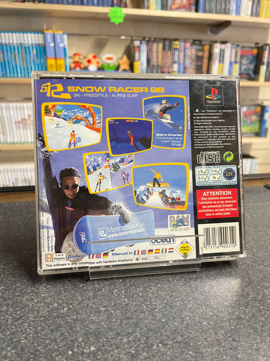 Snow Racer 98 - Sony Play station 1 PS1 - Complete with Manual