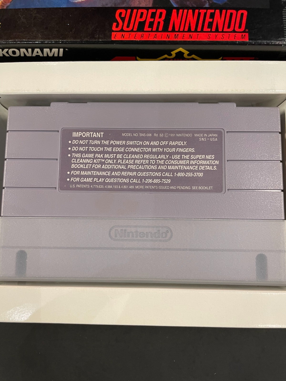 Super Castlevania IV - Nintendo SNES - Boxed & Complete - USA
