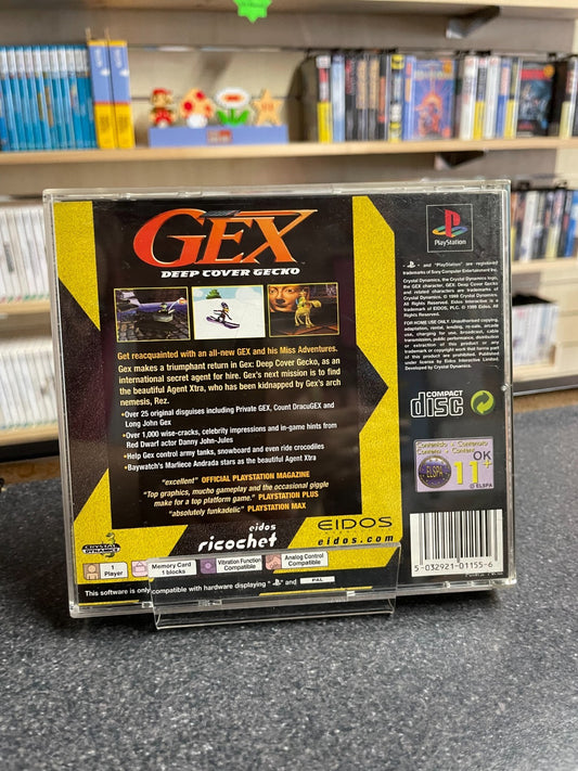 GEX : Deep Cover Gecko - Sony Playstation One PS1 - Boxed with Manual