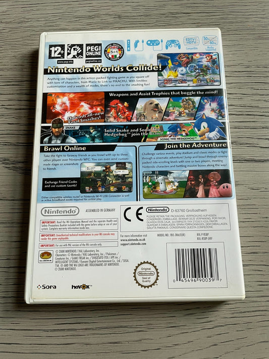 Super Smash Bros. Brawl - Nintendo Wii - Complete with Manual