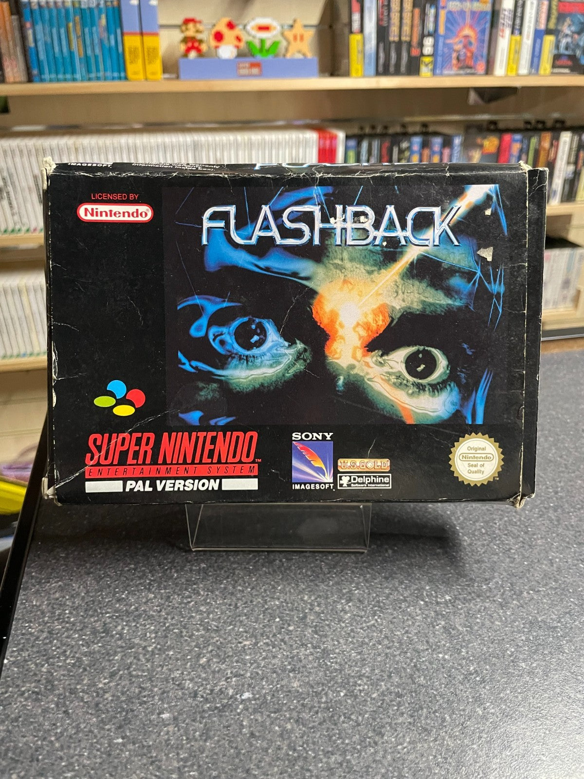 Flashback -Super Nintendo Entertainment System SNES - Boxed No Manual